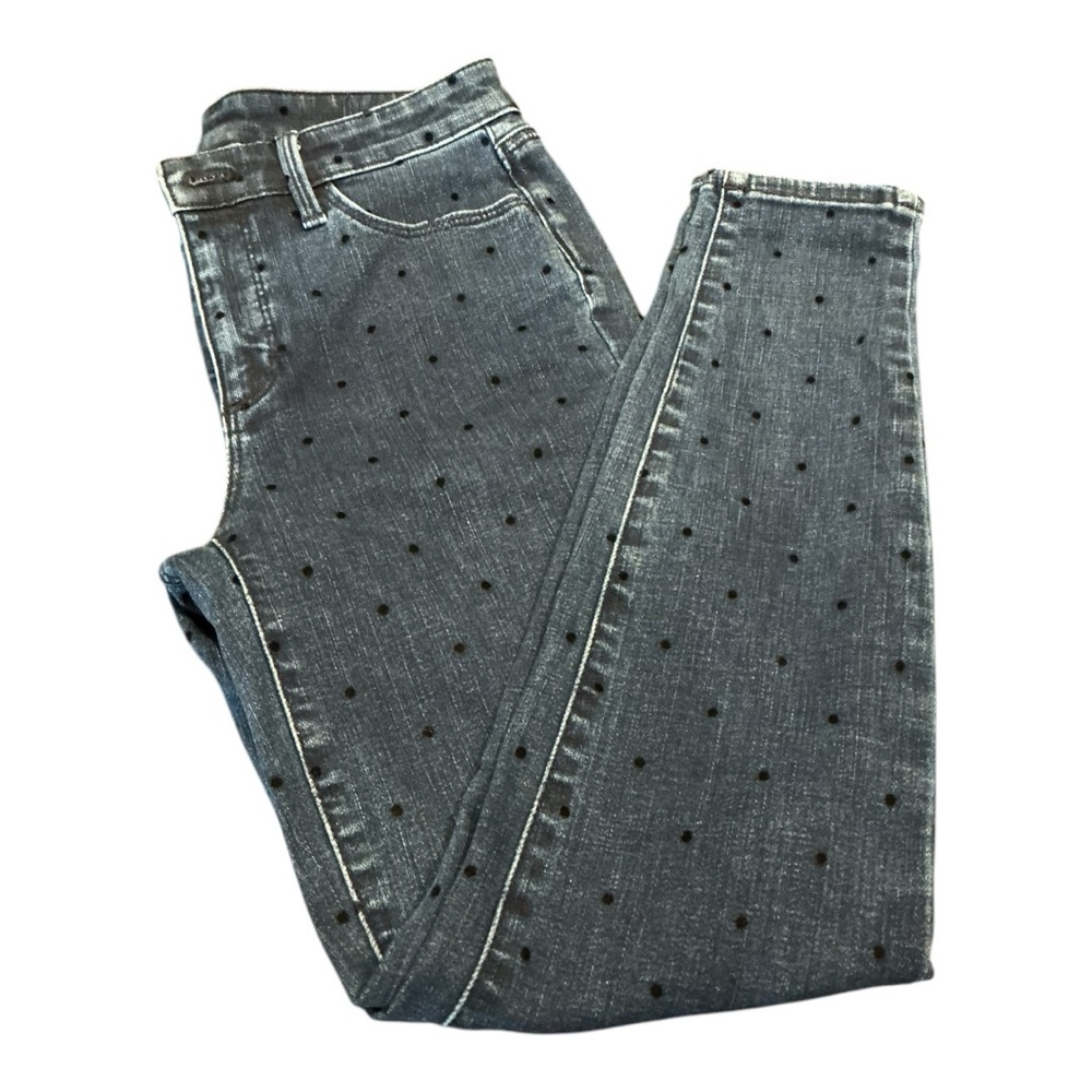 Talbots High-Waist Jegging Ankle Jeans Polka Dot | Women’s Size 2P - Picture 6 of 8